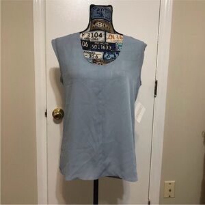 NWT Stella Luce Blie Sleeveless Sheer Top